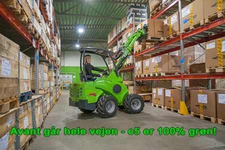 Avant går hele vejen: e5 er 100 % grøn!