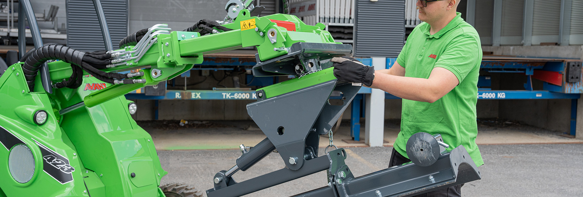 Avant mekanisk redskabsrotator